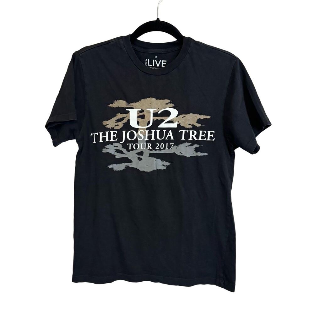 U2 The Joshua Tree Tour 2017 T-Shirt Black Medium